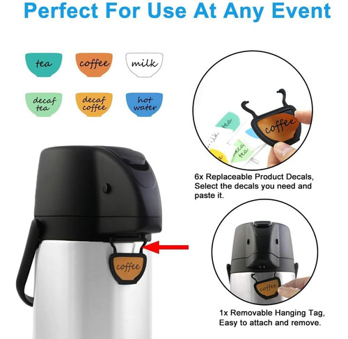 Dispensador De Café Térmico Con Bomba 2.2l - Ideal Para Fies