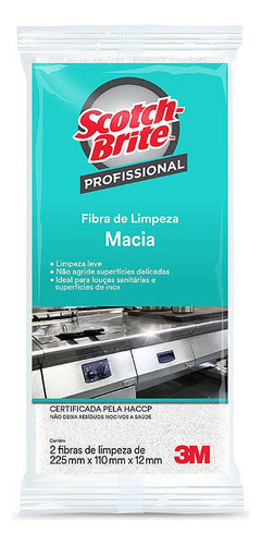 Fibra De Limpeza Macia Scotch Brite 3m