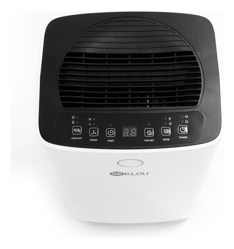 Potente Deshumidificador Seklou Compresor Extrae Humedad 35m Color Blanco