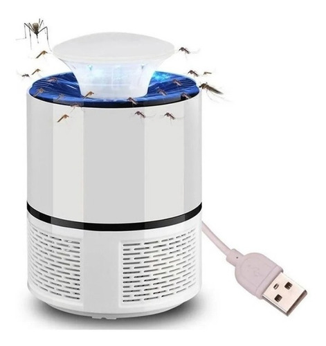 Imagen 2 de 7 de 2x Lampara Matamosquitos Usb Insecto Repelente De Moscas