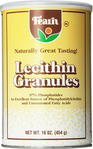 Fearn Lecithin Granules Lecitina Granulada De Soya 454g