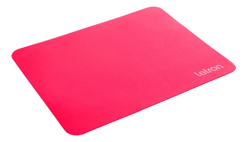 Mouse Pad Cores Sortidas Emborrachado Mousepad 20x18 Letron Cor Rosa Escuro