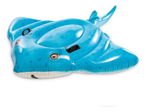 Colchoneta para pileta raya Intex 57576 - azul