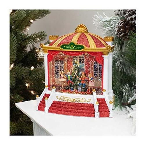 Raz Nutcracker Ballet Musical Lighted Water T137 U