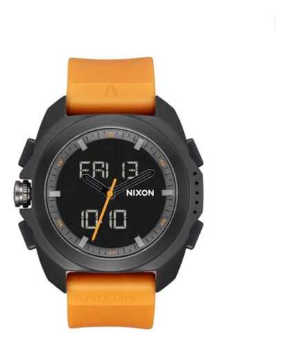 Reloj Nixon Ripley Black/saffron (nuevo, Sin Uso), En Caja