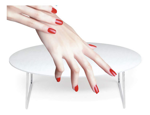 Reposabrazos De Uñas De Microfibra De Cuero Cojín Para Mani