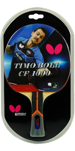 Pala De Ping Pong Butterfly Timo Boll De Fibra De Carbono |
