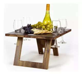 Mesa De Picnic Plegable De Madera