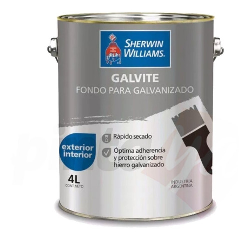 Fondo Para Galvanizado Probase Galvite  X 4 Litros.