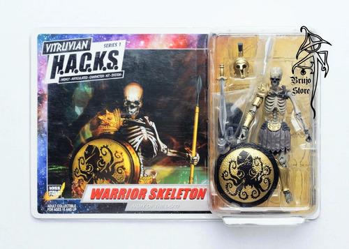 Figura Vitruvian Hacks Warrior Skeleton 11cm Brujostore