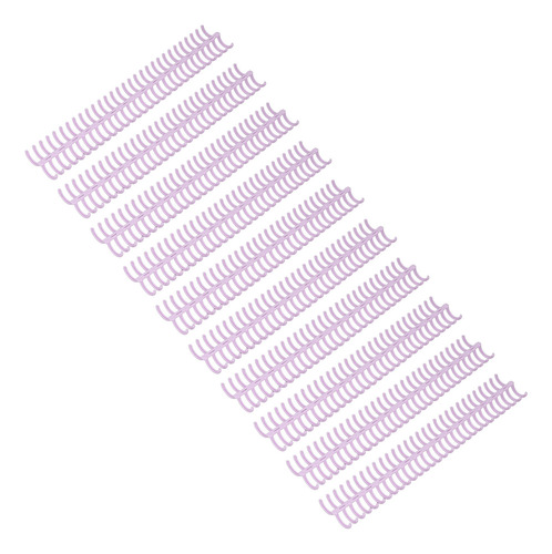 Peines De Plástico Violetas Con 30 Anillos, 10 Unidades, Par
