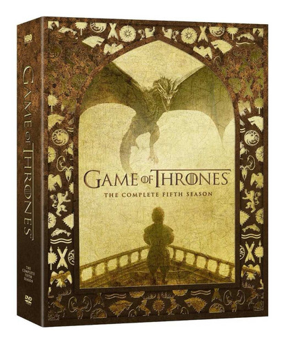 Game Of Thrones, Temporada 5 En Dvd, Nueva Y Original