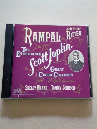 Rampal Joplin Entertainer Ritter Manne Johnson Cd Frpt 