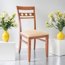 Comprar Sillas Comedor Madera Vestida Chenille X 2 Udes.envio Gratis