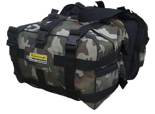 Alforjas Moto Ridercraft Tour. 139 Trail 88l Camufl 47x33x28