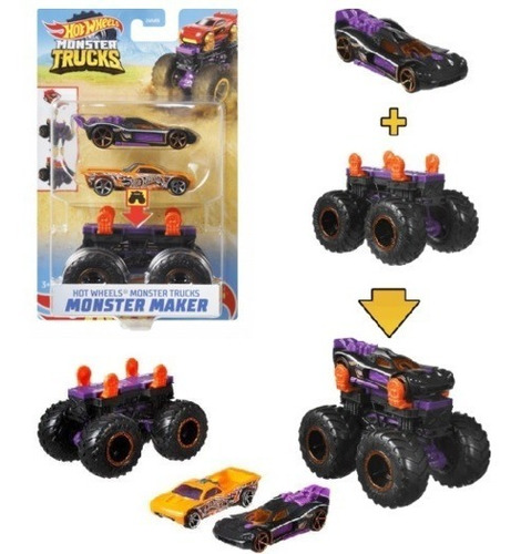 Hot Wheels Creador Monstruoso Mattel Hdv03 Bestoys