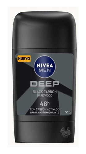Desodorante Nivea Men Deep Black Carbón Activado