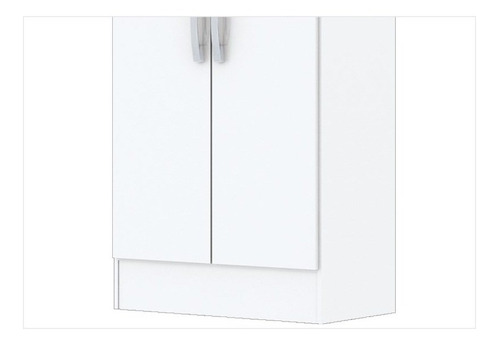 Guarda Roupa Armário Multiuso B14 02 Portas C/pés Branco - Briz Briz