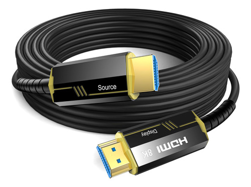 Dghumen Cable De Fibra Óptica Hdmi 2.1 De 8k De 30 Pies, Com