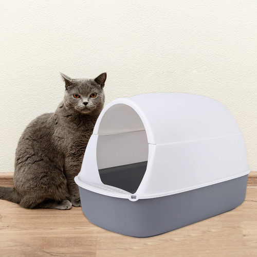 Cw Caja De Arena Para Gatos Con Capucha Y Tapa, Orinal