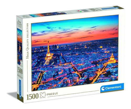 Puzzle 1500 Pz Paris View 31815 - Clementoni