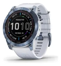 Comprar Reloj Gps Garmin Fenix 7x Zafiro Solar Titanio Dlc (51mm) Color - Tamaño Azul Mineral - 51mm Color Del Bisel Azul Mineral Color De La Caja Azul Mineral