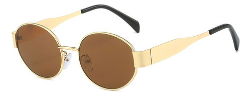 Gafas Sol Ovaladas Retro Para Mujeres Hombre Moda Protección Mxcheckk Lentes De Sol Color Marrón