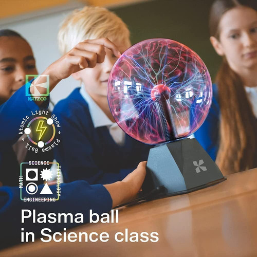 Lampara De Bola Plasma Efecto Rayos Tamaño Grade