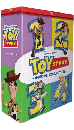 Toy Story 1 2 3 4 Disney Boxset  Peliculas Dvd  Colecccion 