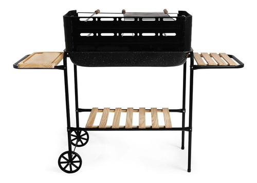 Parrillero Barbacoa Esmaltado Rodeio Leña O Carbón