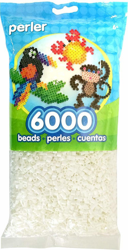 Canutillos Beads 6000 Unidades Color Blancas