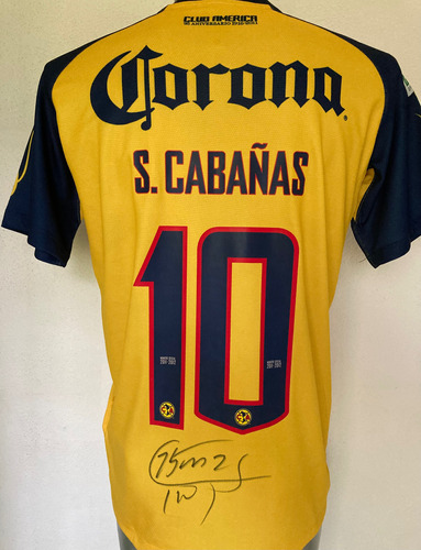 2011 Jersey América Salvador Cabañas Autógrafo Certificado