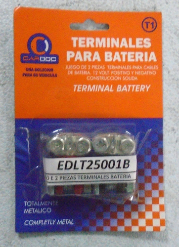 Bornes T1 Peq.plomo Para Bateria 001b