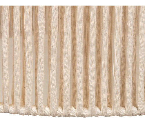 Imagen 2 de 8 de Lampara Colgante Vintage Hilo Natural- 1 Luz Apto Led