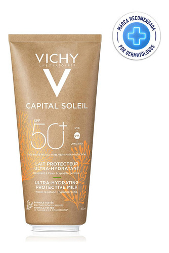 Protector solar  Vichy  Capital Soleil 50FPS  en crema 200mL
