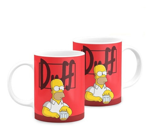 Caneca Os Simpsons Homer Duff