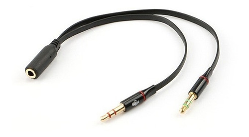 Pack X2 Cable Adaptador 3.5mm Para Audifonos Con Micrófono