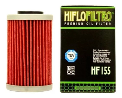 Filtro De Aceite Hiflo Filtro Hf155 Ktm Ns 200 As 