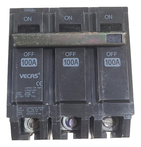 Breaker 3x100 Thql Vecas Empotrar