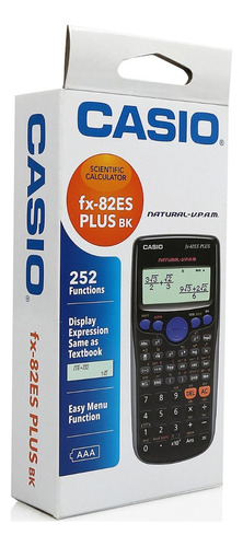 Calculadora Científica Casio Fx-82es Plus Bk 252 Funciones