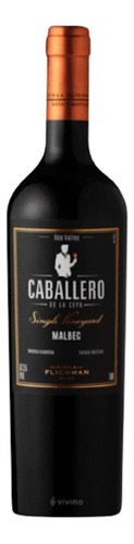 Pack De 12 Vino Tinto Cab De La Cepa Single V Malbec 750 Ml