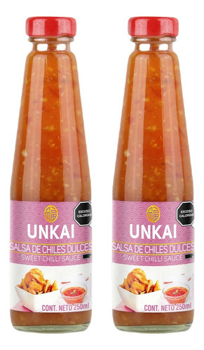 Unkai Salsa De Chiles Dulces 250 Ml 2 Piezas