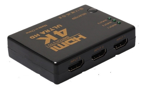 Adaptador Hub Hdmi Para Xbox, Dvd, Hdtv, Pc, Portátil Tv 3x1