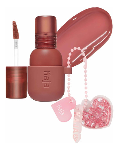 Kaja Beauty Jelly Charm Glazed Lip Stain & Blush Peach Fizz