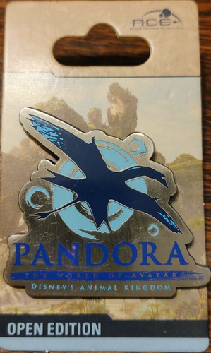 Pin Disney Parks Pandora Original En Metal Con Mapa