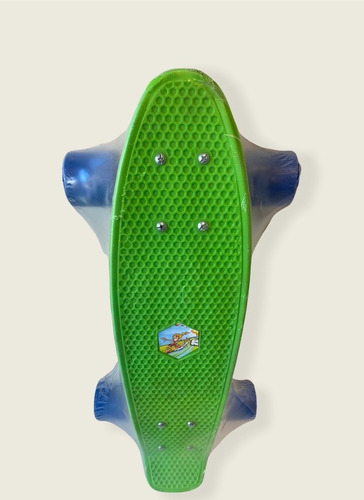 Skate Patineta Plastico Ruedas Patonas 55x24 Cm Micieloazul 