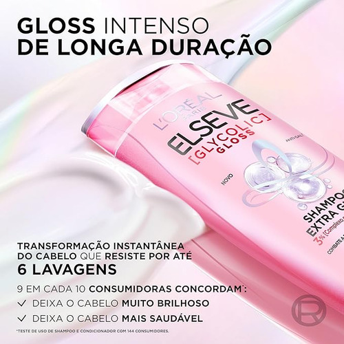 Shampoo Elseve L'oréal Paris Glycolic Gloss 400ml