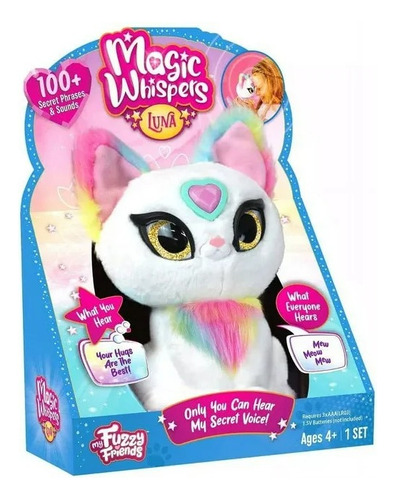 Magic Whispers Luna Gatito Peluche Interactivo