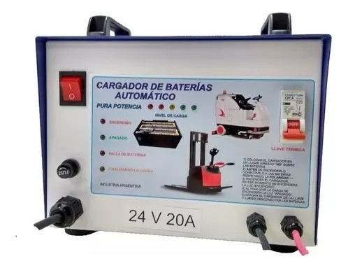 Cargador De Baterias 24v 20amp Ciclo Profundo
