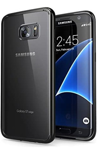 Funda Para Samsung Galaxy S7 Halo Clear Black Transparente